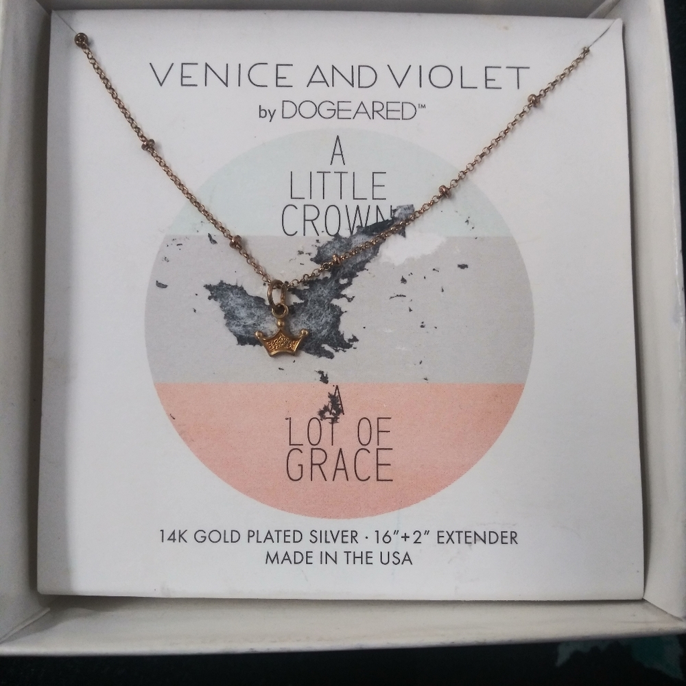 Venice And Violet By Dogeared Crown Necklace
